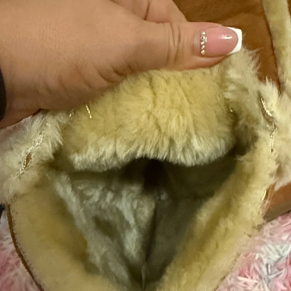 Style & Co. Tan Suede Winter Boots with Fur Trim. NWOT!
